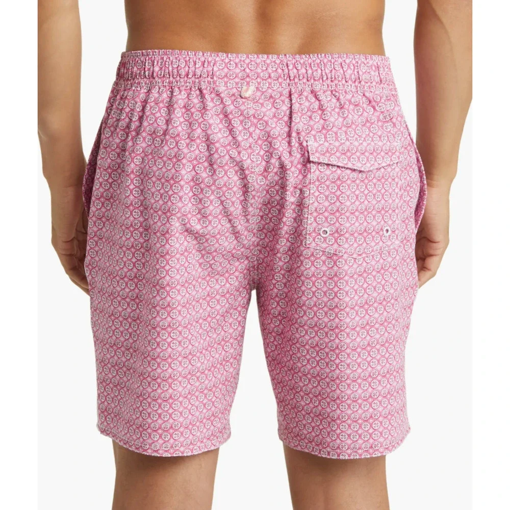 JOHNNIE-O SUN KISSED KITTS MEDALLION SURF SHORTS BOARDSHORTS SWIM TRUNKS SZ S